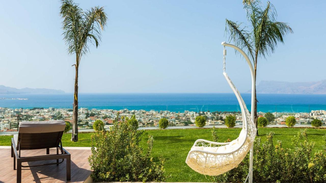 Villa Emilia I Luxury, Amazing Seaview, Next To The Town Kíssamos Zewnętrze zdjęcie