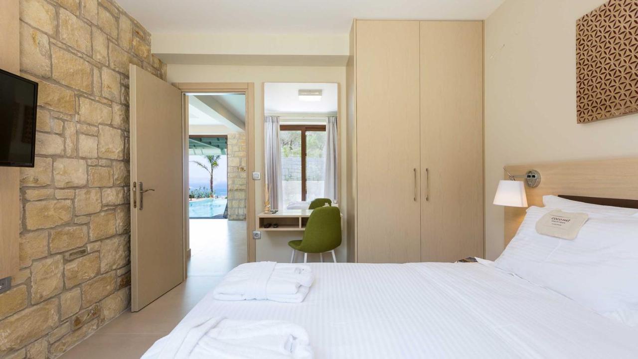 Villa Emilia I Luxury, Amazing Seaview, Next To The Town Kíssamos Zewnętrze zdjęcie