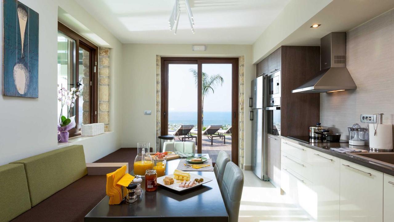 Villa Emilia I Luxury, Amazing Seaview, Next To The Town Kíssamos Zewnętrze zdjęcie